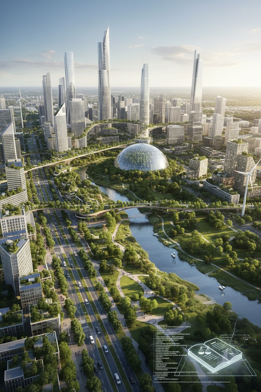 A well planned city, constructed with environmental consideration thanks to expert consultants such as those employed by Randall Consultants. Based in Lancaster and the North West.